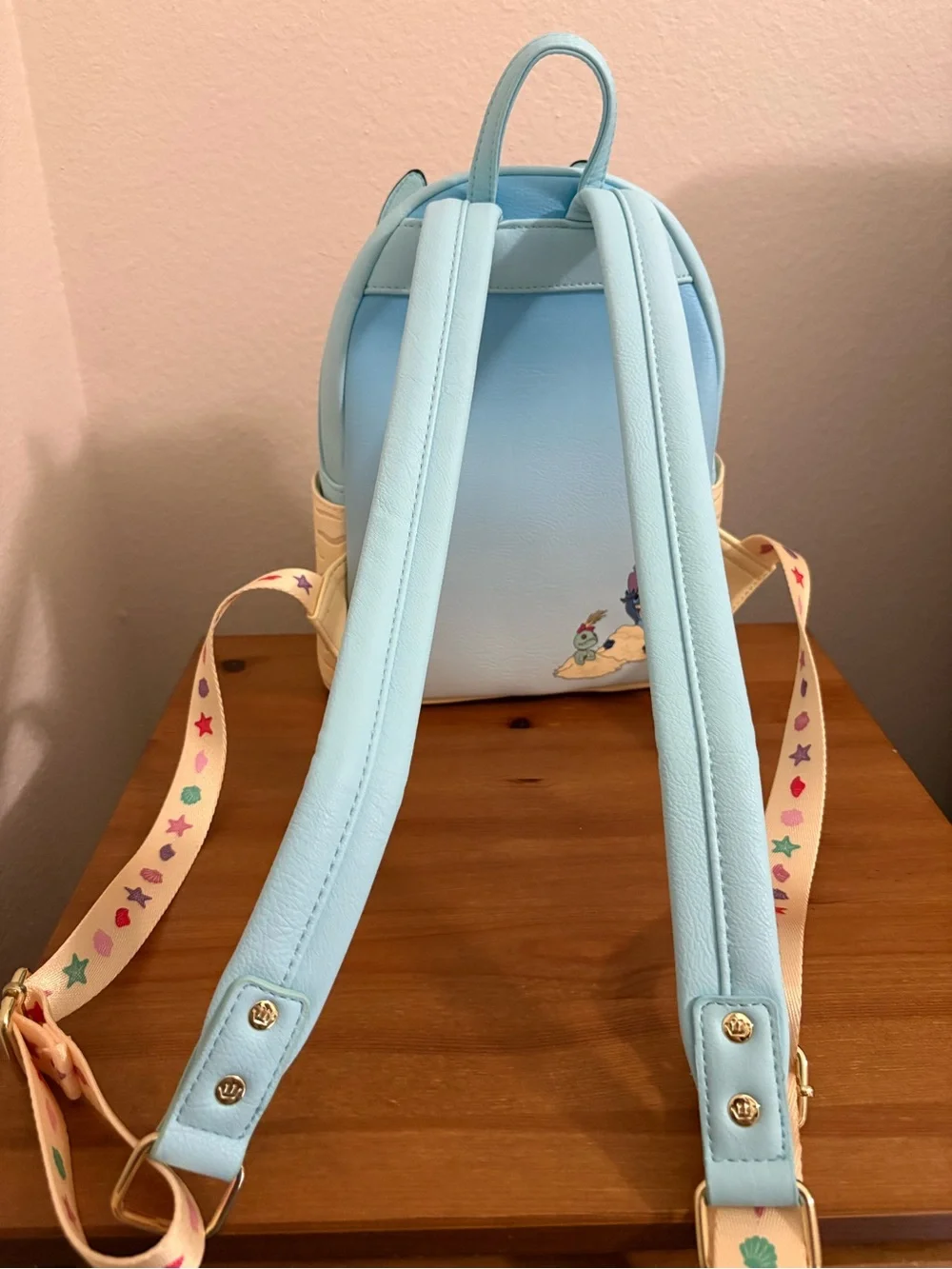 Loungefly Blue Stitch Beach Sandcastle Backpack